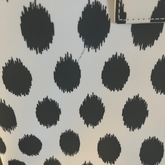 Kate Spade Black and White Ikat Riley Tote - Picture 10 of 14
